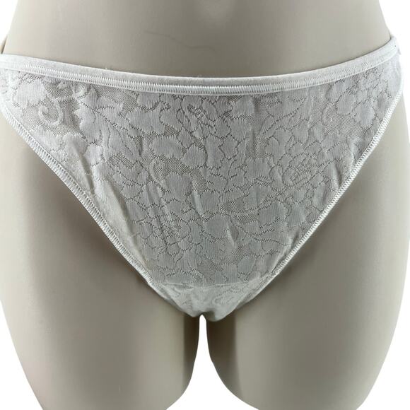 Soma Vanishing Edge Bikini Ivory Lace Womens Medium - Picture 1 of 5